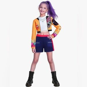 Kids K-Pop Demon Hunters custom Shirt and shorts set